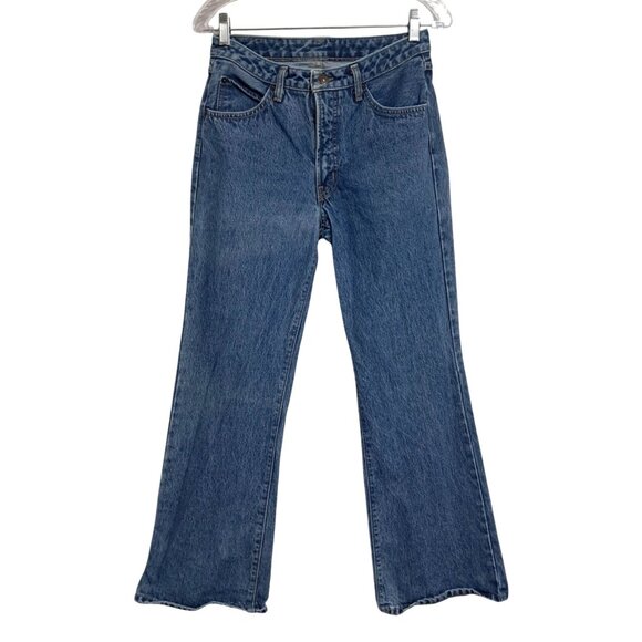 Vintage Edwin Denim Jeans Boot Cut Blue Wash Mens 30 x 30 Waist 28 - Picture 1 of 9